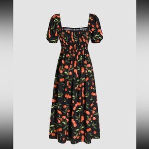 BRAND NEW Cider Cherry Print MIDI